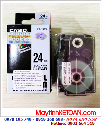 TAPE IN NHÃN CASIO XR-24X1